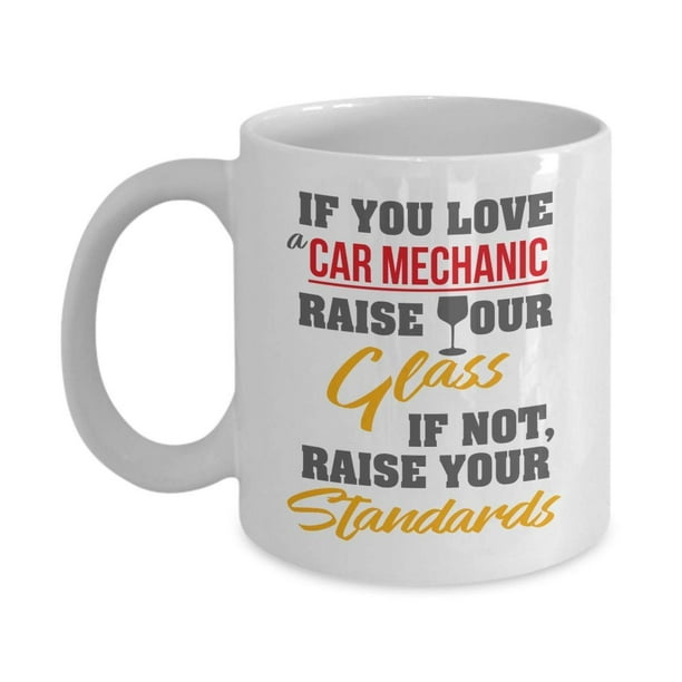 Retro Single Volvo Motor Vintage Mechanic Gift Garage Tea Coffee Mug Cup